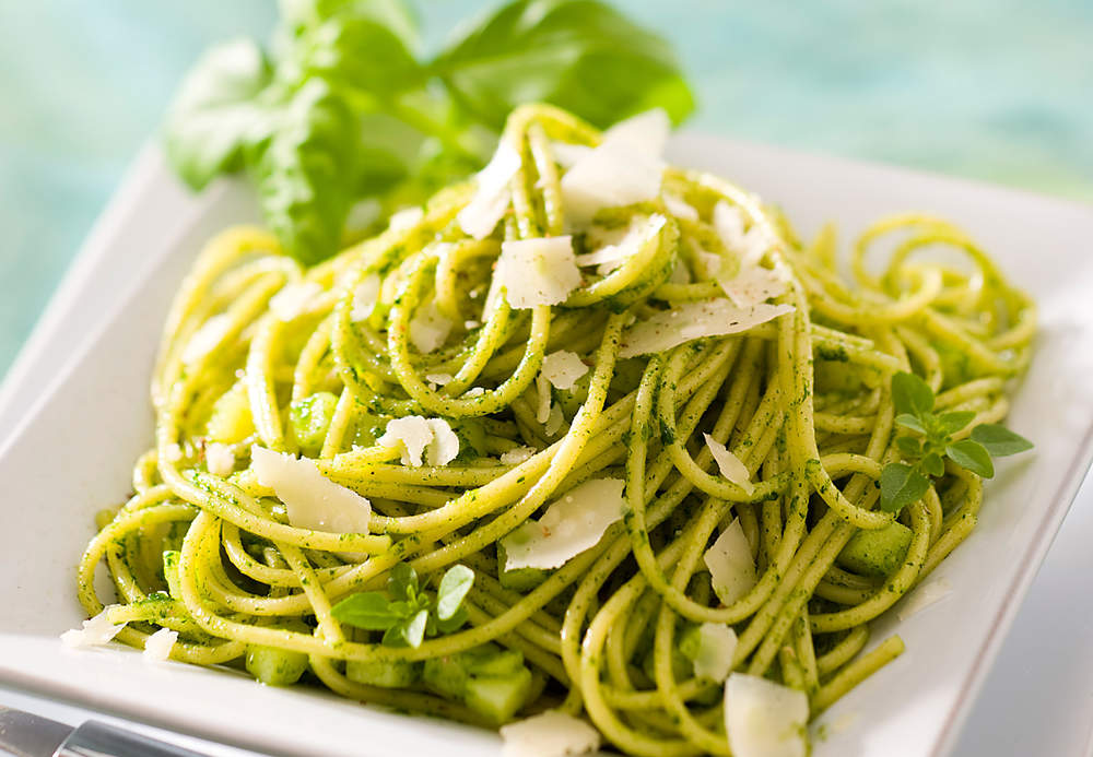 La Recette Du Jour Les Spaghettis Au Pesto Un Repas Gourmand Et Rapide à Faire 