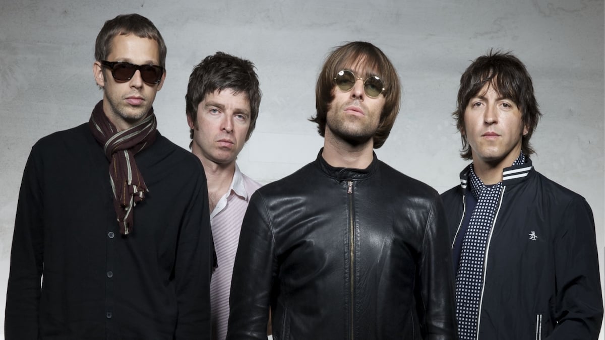 Le groupe de rock Oasis