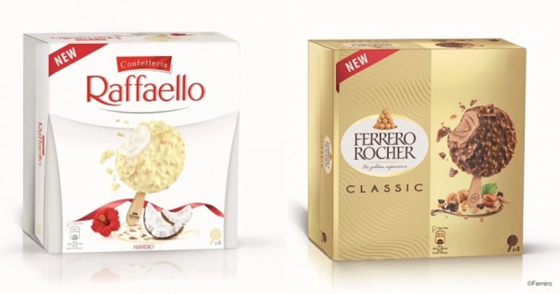 Ferrero Rocher et Raffaello existent désormais en version glacée !