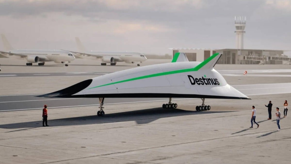 Voici le Destinus S, un avion supersonique capable de rallier Paris à New York en seulement... 90 minutes