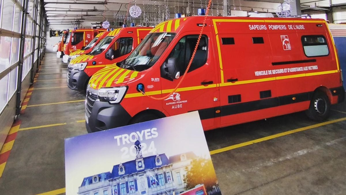 Calendrier des pompiers de Troyes