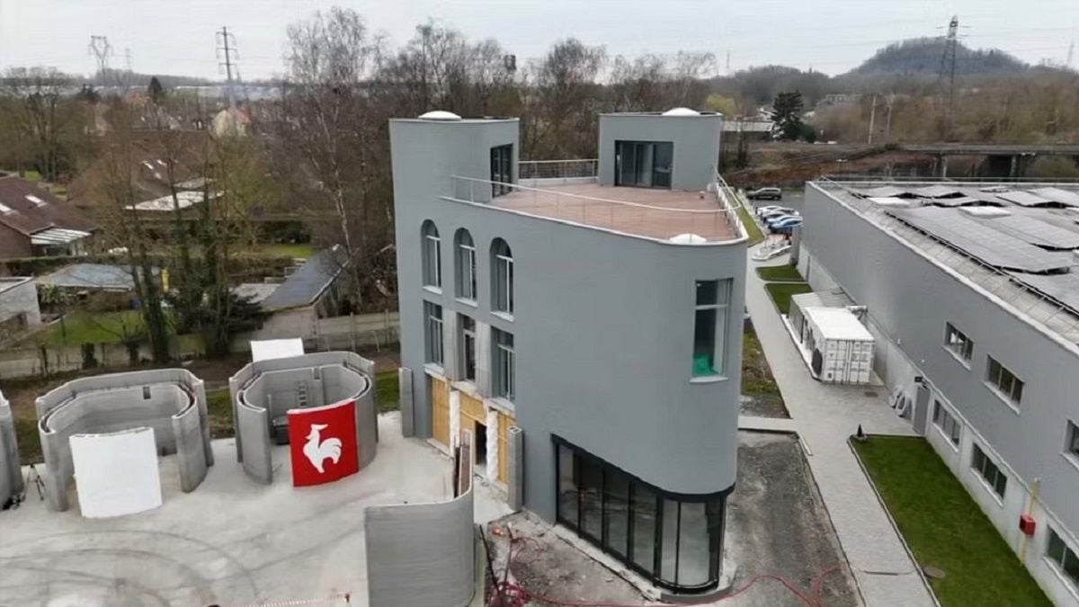 Bâtiment construit à parti d'une imprimante 3D dans le Nord