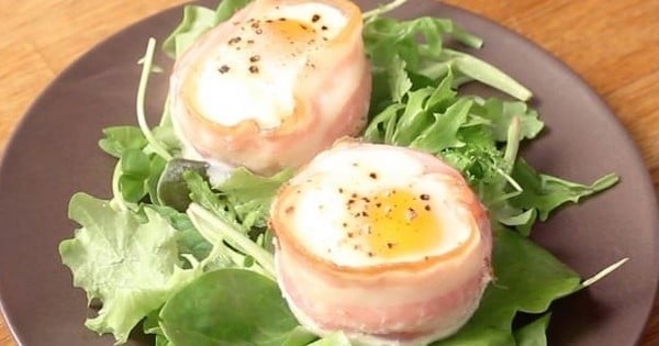 Croque-madame au bacon