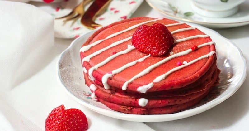 Pancakes rouge velvet