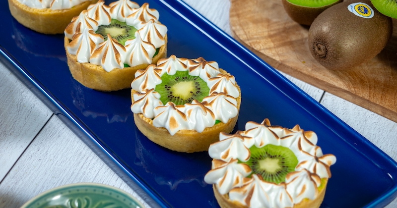 Tartelettes meringuées au kiwi de l'Adour IGP