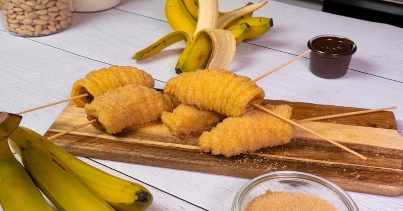 Les sucettes aux bananes et au churros pour vivre un moment festif !