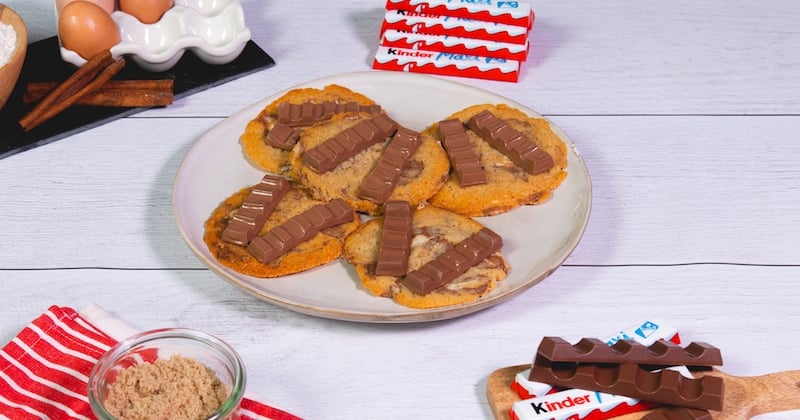 Cookies aux Kinder Maxi