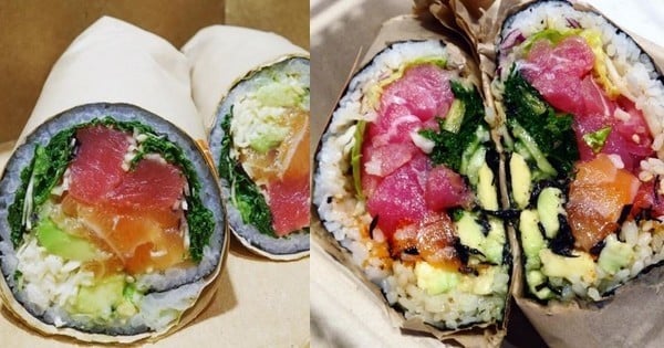 Sushis burritos