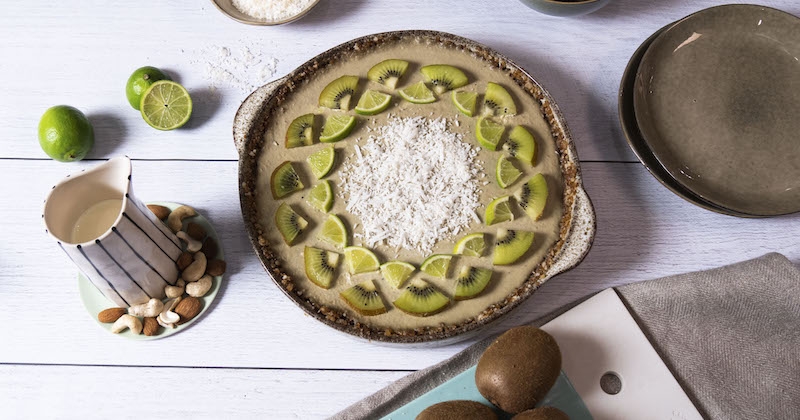 Tarte au kiwi de l'Adour IGP et matcha