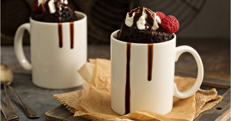 Mug cake chocolat 