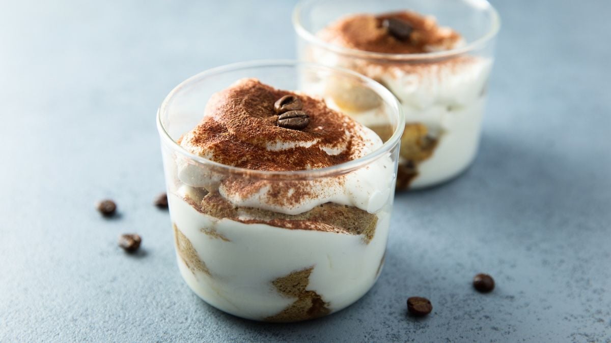 Tiramisu aux pommes fondantes