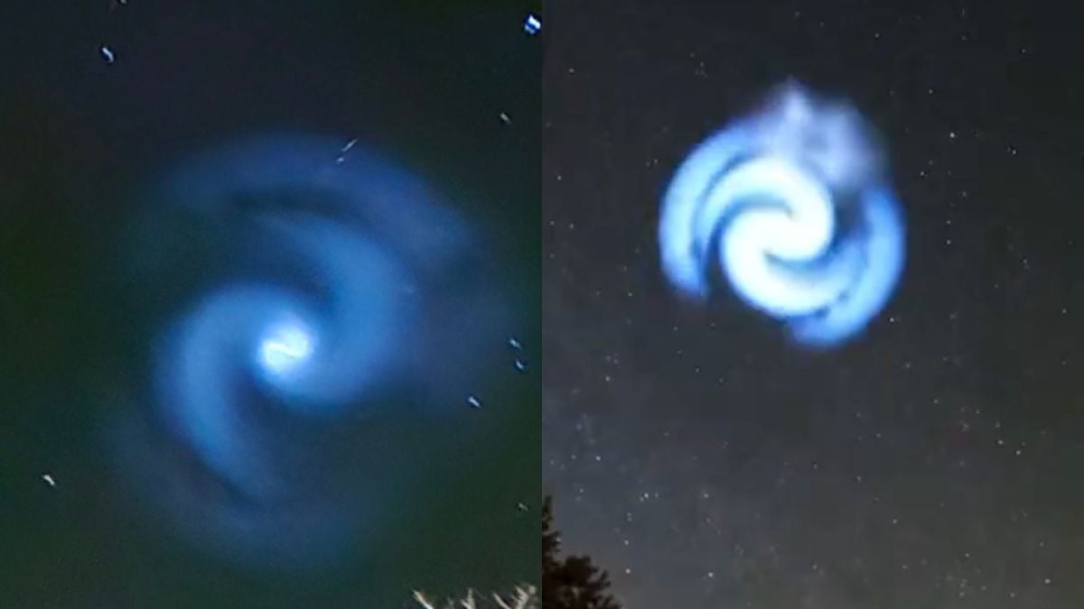 Spirale bleue dans le ciel : quel était cet étrange phénomène vu en France ? 