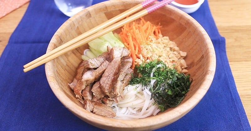 Aujourd'hui, craquez pour ce bo bun revisité avec Le Porc Français, une salade vietnamienne gourmande et consistante