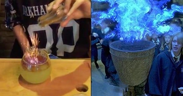 Ce bar va ravir tous les fans de Harry Potter : des cocktails uniques et magiques, dignes d'un cours de potions du professeur Rogue, servis dans de véritables « coupes de feu » !