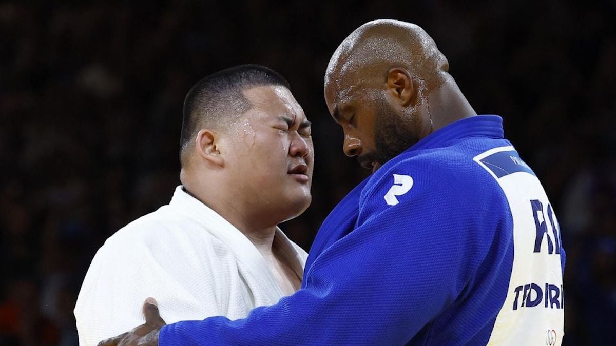 Teddy Riner et Tatsuru Saitō