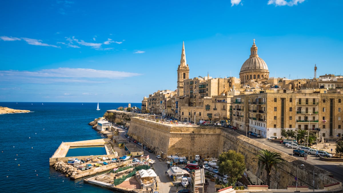 La Valette, capitale de l'île de Malte