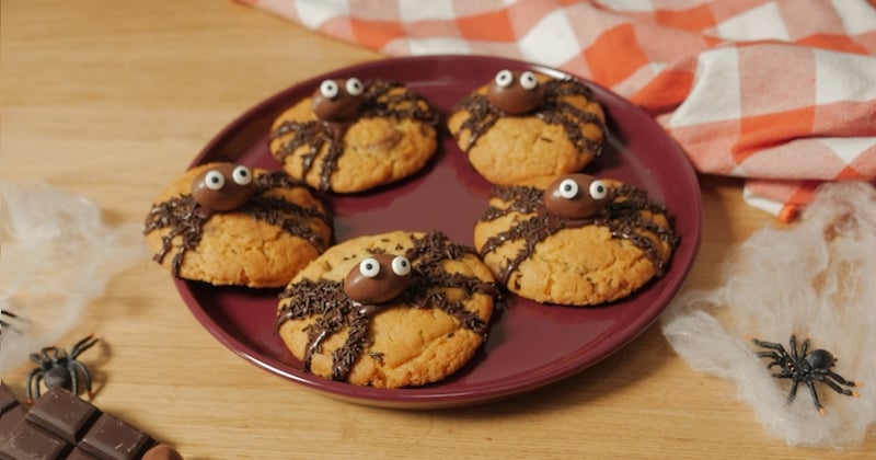 Cookies araignées Halloween