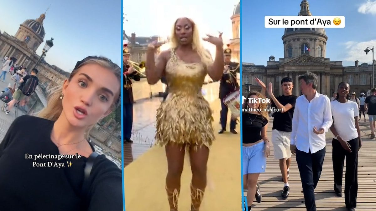 La prestation d'Aya Nakamura sur le pont des Arts reprise sur TikTok