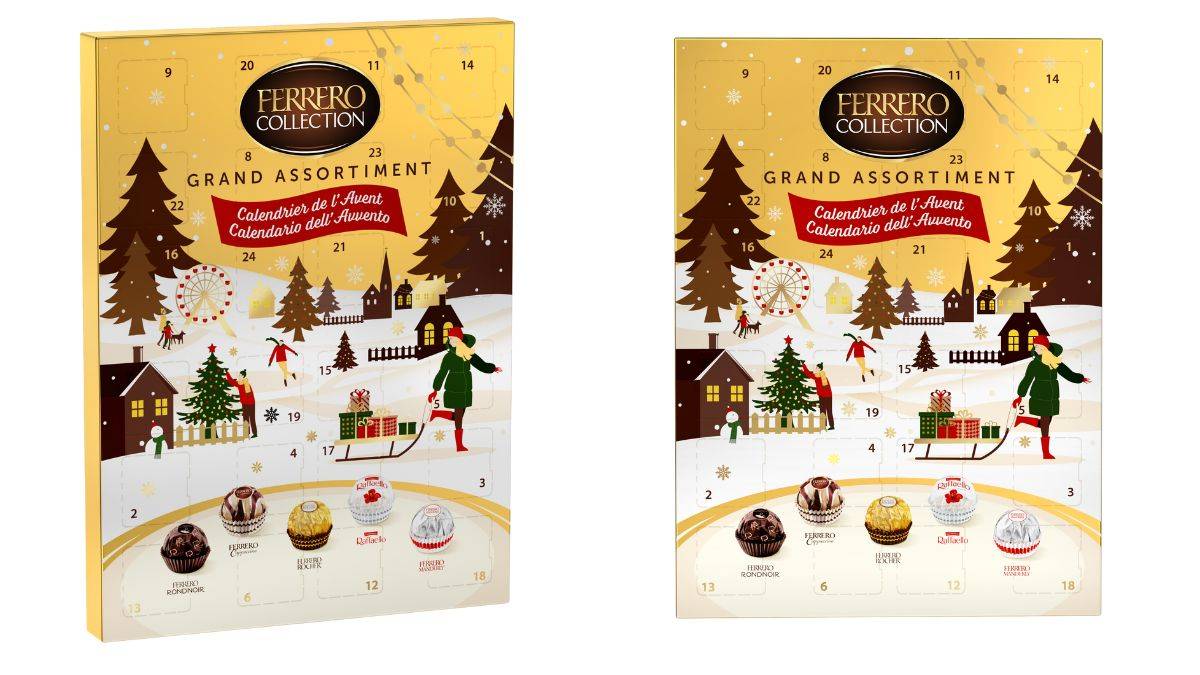 Ferrero sort son tout premier calendrier de l'Avent pour des fêtes très gourmandes !