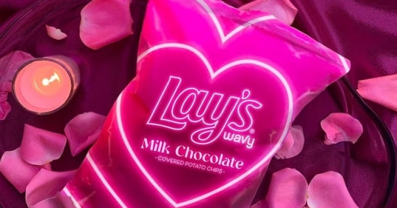 Saint-Valentin : Lay's sort des chips au chocolat !