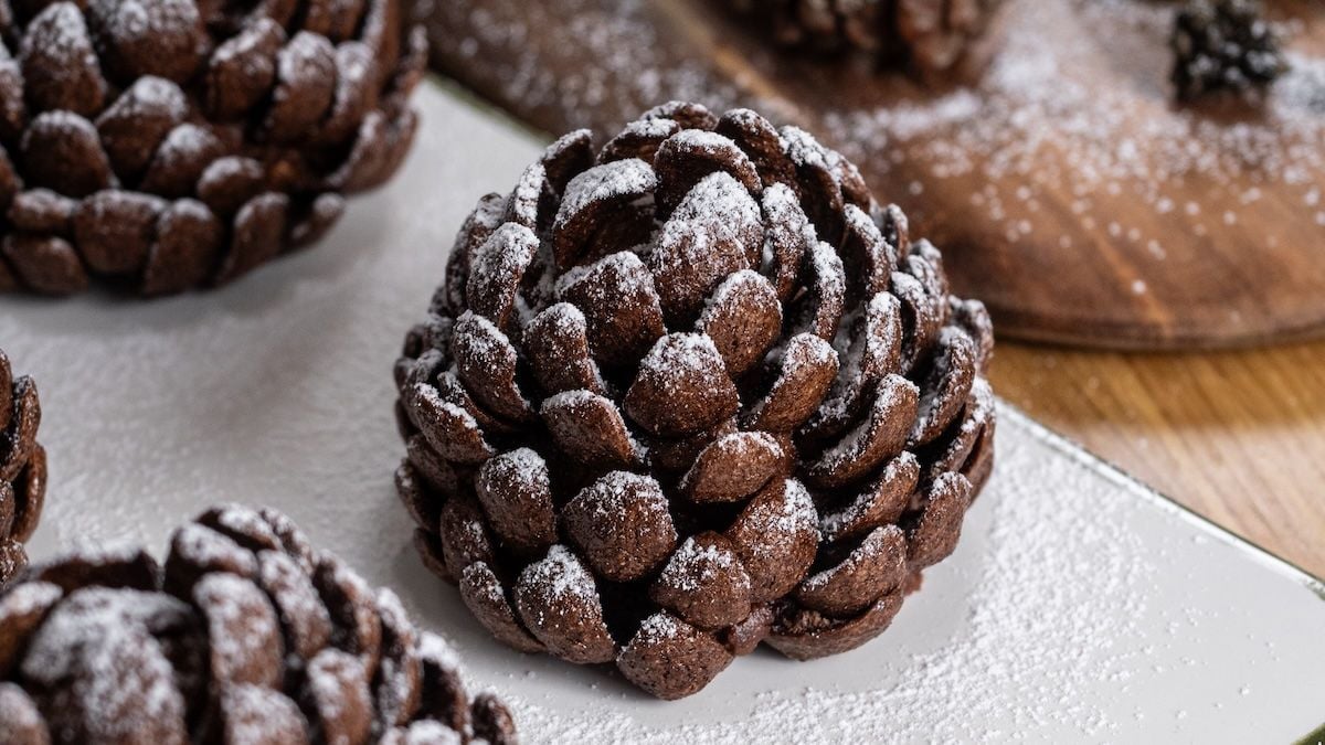 Pommes de pin au chocolat