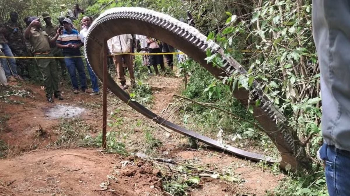 Un étrange objet de 500 kilos est tombé du ciel dans un village au Kenya