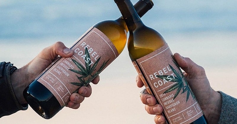 Le premier vin blanc sans alcool infusé au cannabis sera disponible l'année prochaine aux États-Unis