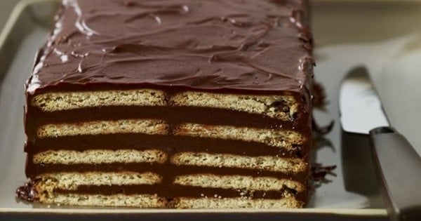 Gâteau au Petit-Beurre et au chocolat