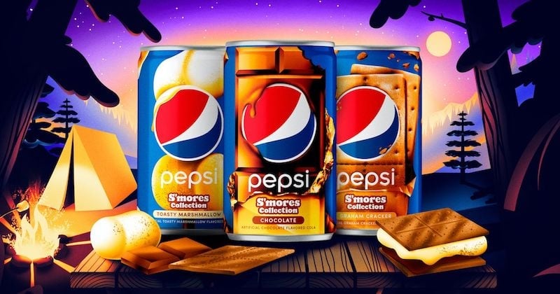 Pepsi présente trois nouvelles saveurs inspirées des célèbres S'mores !