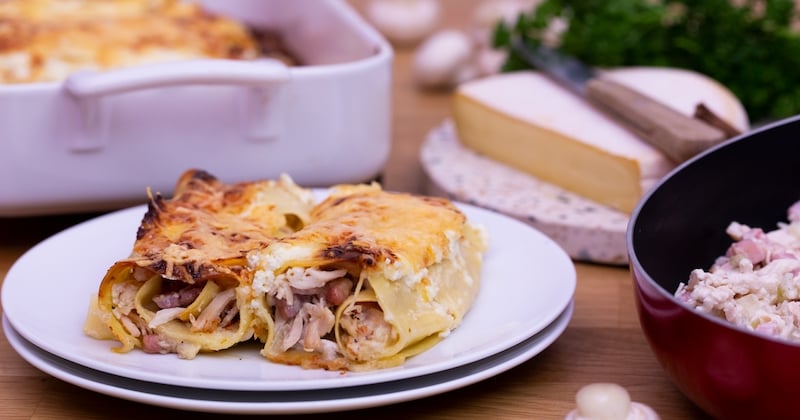 Des roulés de lasagnes au reblochon