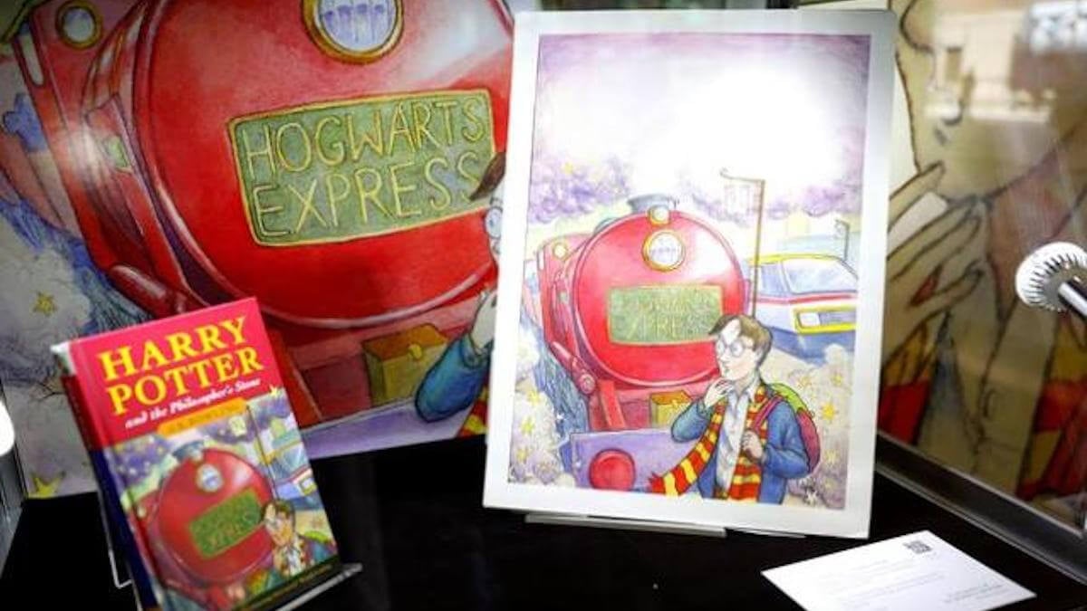 L'aquarelle de la couverture du premier Harry Potter vendue à 1,9 million de dollars