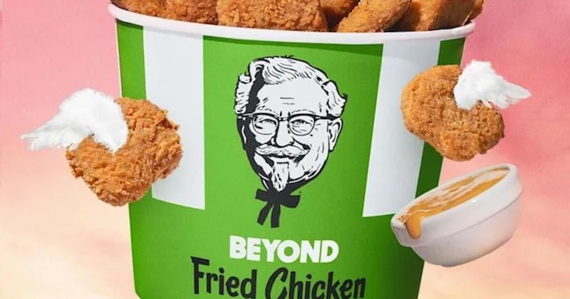 KFC va proposer le poulet frit vegan de Beyond Meat en durée limitée !