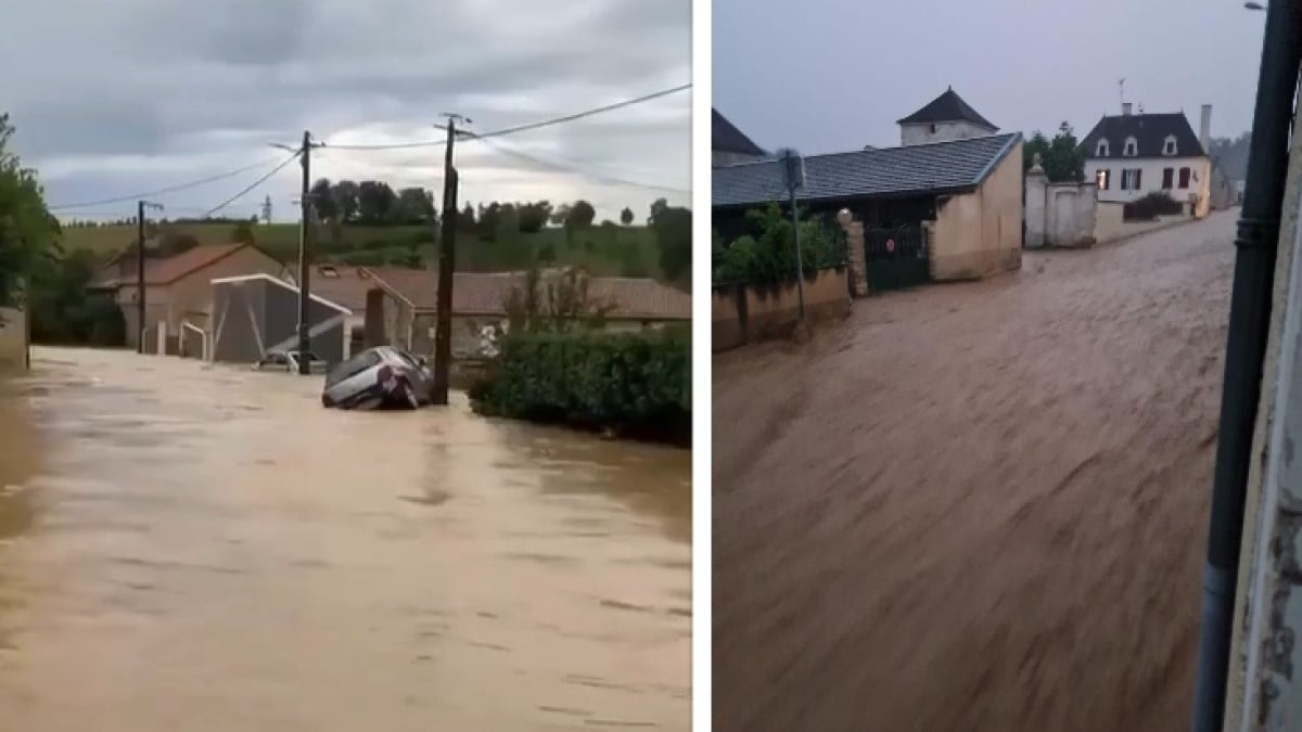 Les images impressionnantes des orages et inondations dans l'Est de la France