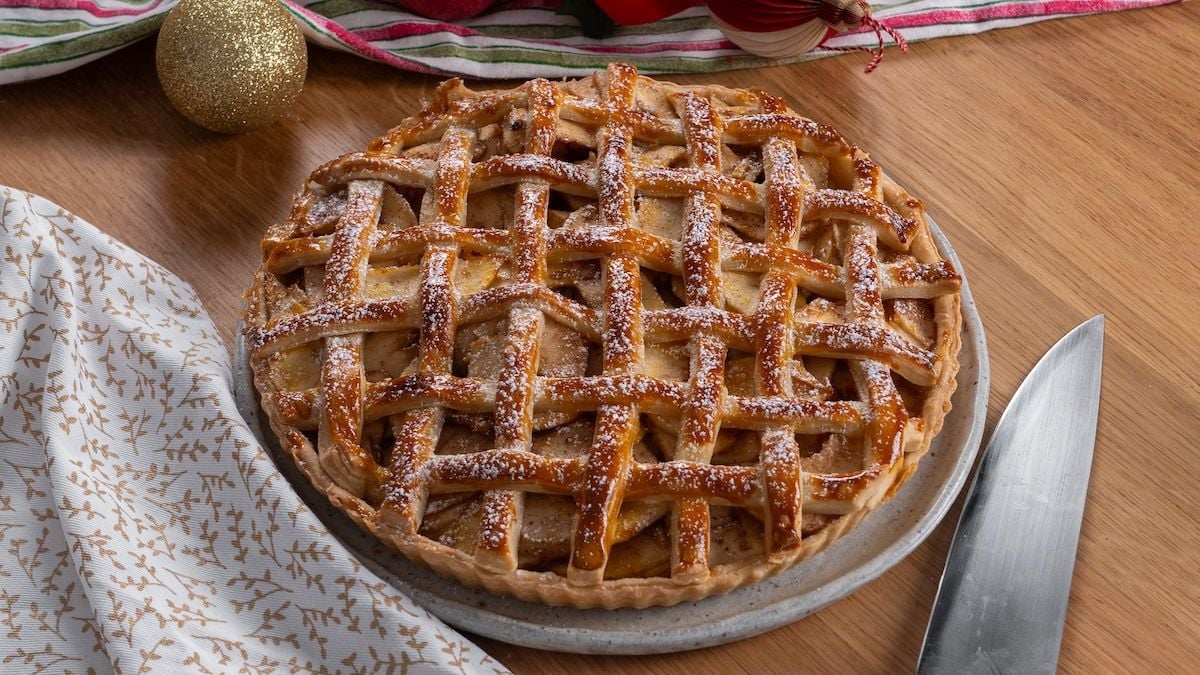 Cette tarte aux pommes est le dessert parfait pour les fêtes, pas cher et gourmand !