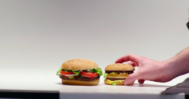 Burger King s'est moqué de McDonald's toute l'année !