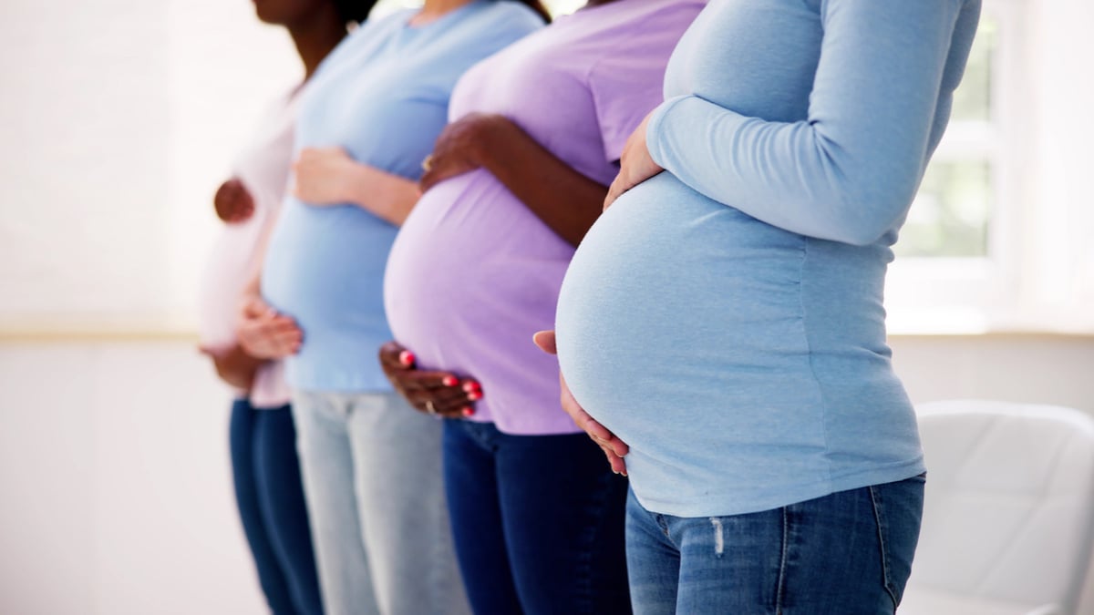 Groupe de femmes enceintes 