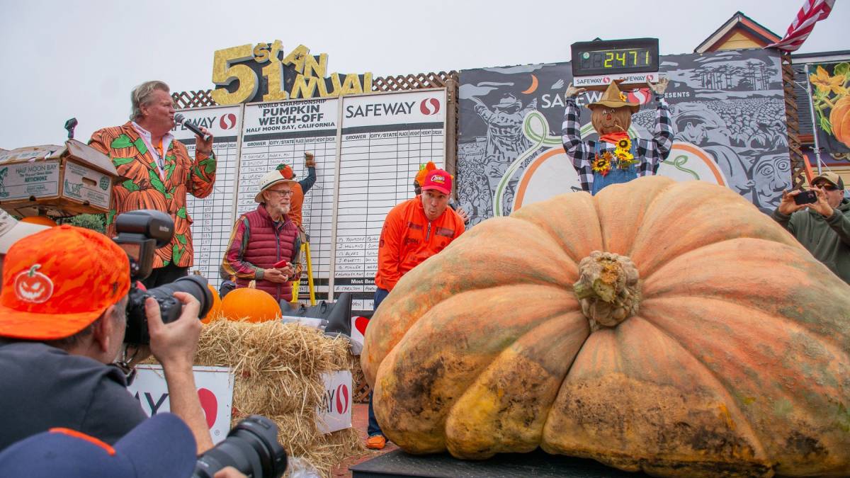 Voici la citrouille la plus lourde du monde, qui a remporté un championnat avec son poids hallucinant