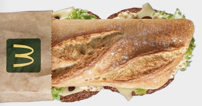 McDonald's lance un nouveau burger avec... une baguette !