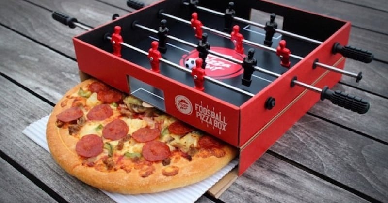 Pizza Hut a transformé ses boîtes à pizza en baby foot