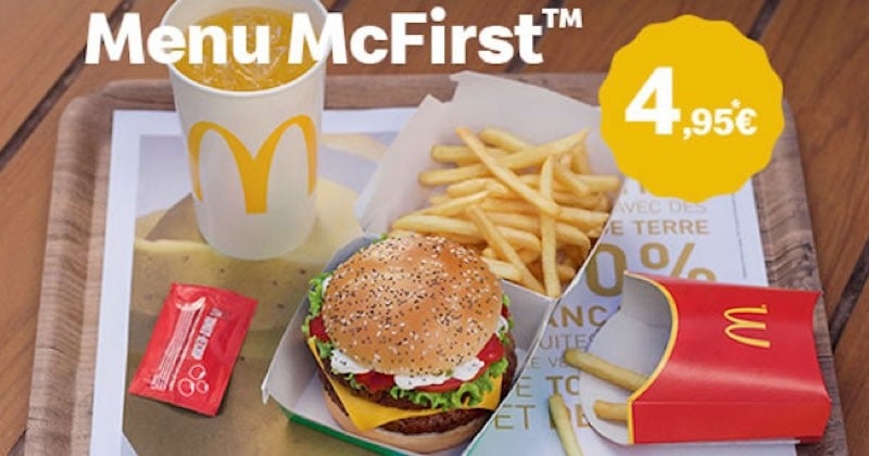 Le menu McFirst est enfin de retour chez McDonald's !