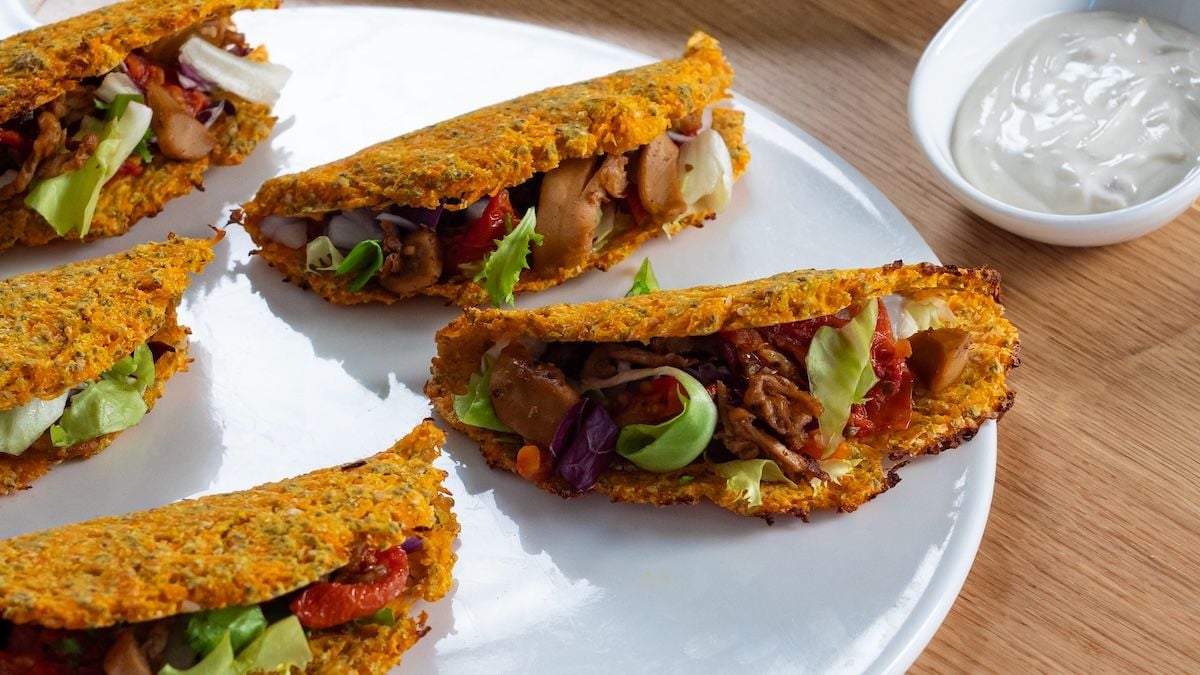 Craquez pour des tacos de carottes au kebab vegan, c'est excellent pour le Veganuary (et pas que) !