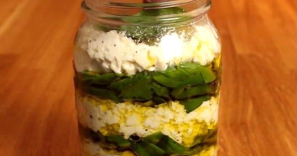 Verrine mozzarella chèvre