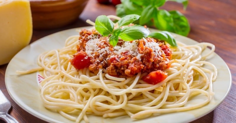 Spaghetti bolognaise sans viande