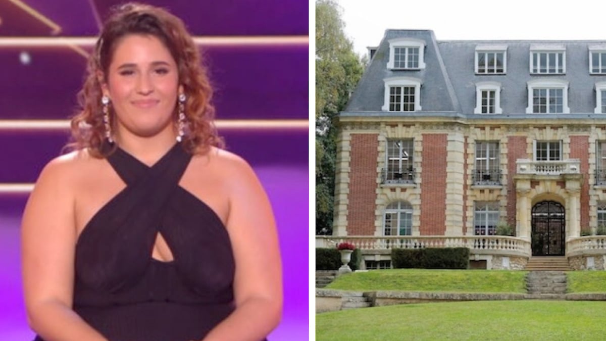 Clara Chouikhi sur l'un des primes de la Star Academy / Château des Vives-Eaux