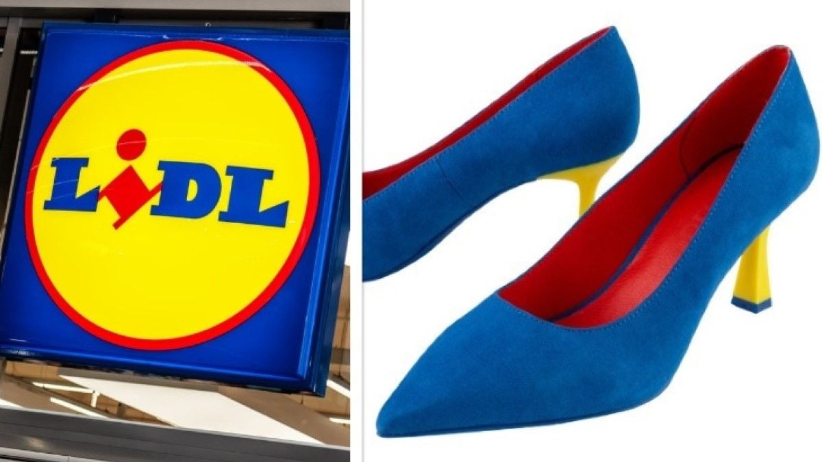 Déjà collector : après les baskets multicolores, Lidl sort une paire d'escarpins aux couleurs de l'enseigne