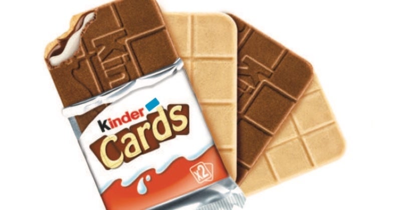 Kinder Cards, le nouveau biscuit débarque en France !