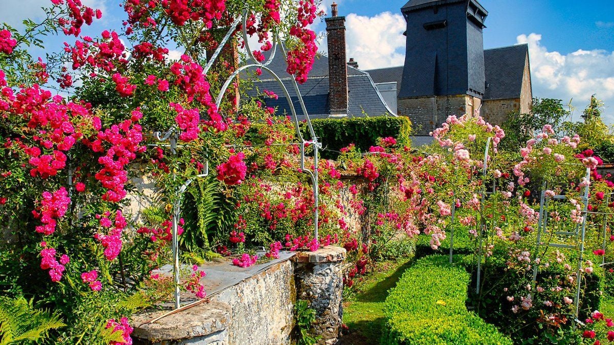 Ce village français “aux mille roses” offre un spectacle naturel magnifique au printemps