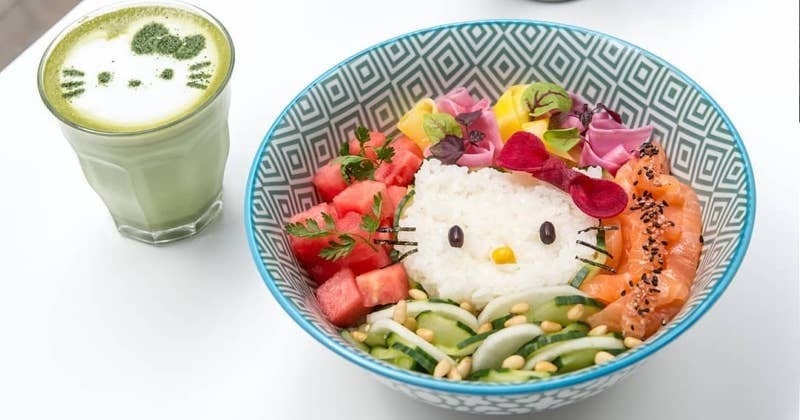 Hello Kitty à l'honneur au Umami Matcha Café avec tout un menu dédié au personnage japonais trop kawaii