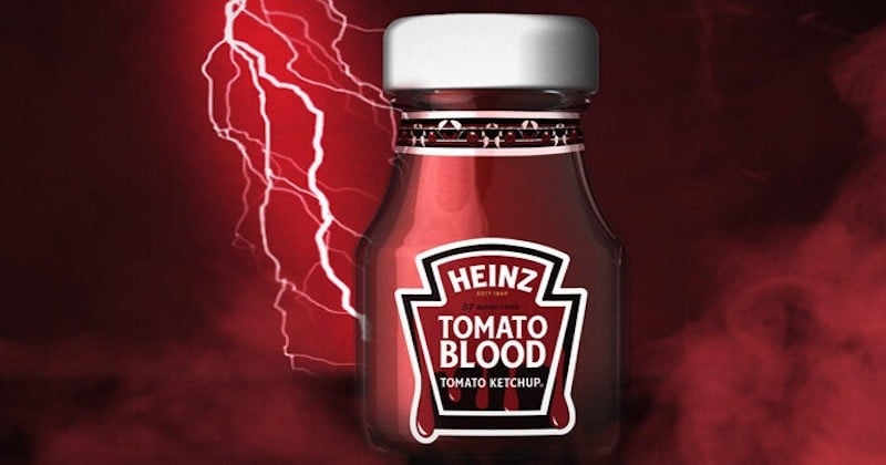 Pour Halloween, le ketchup de Heinz devient «Sang de tomate» !