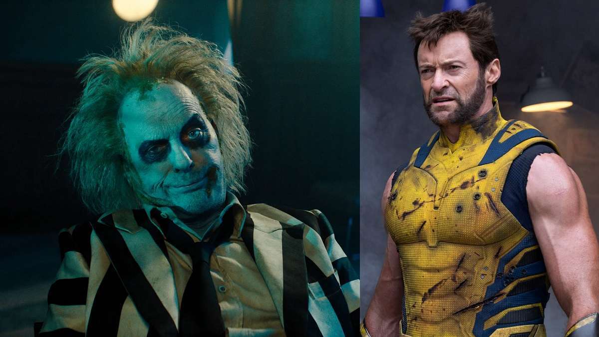 Beetlejuice d'un côté et Wolverine de l'autre